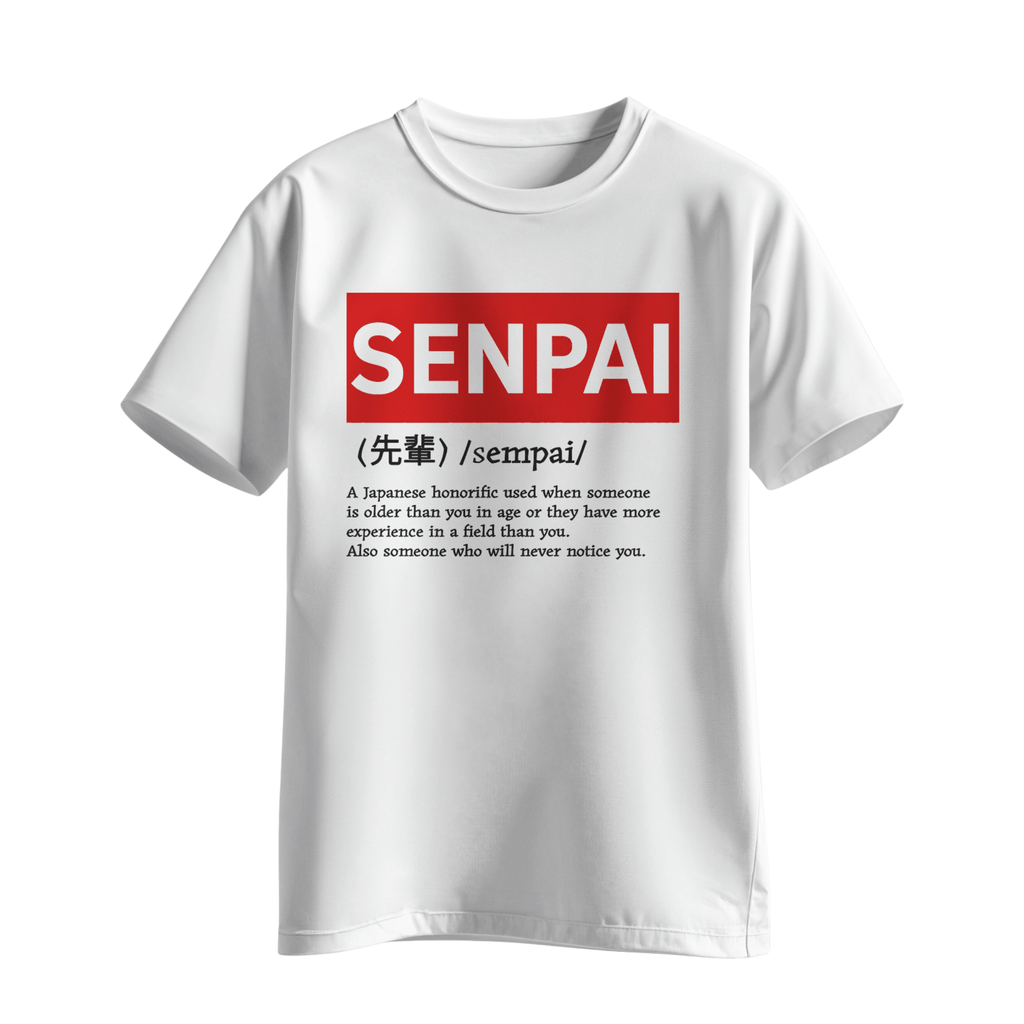 Kanji Selection T-shirt "Senpai"