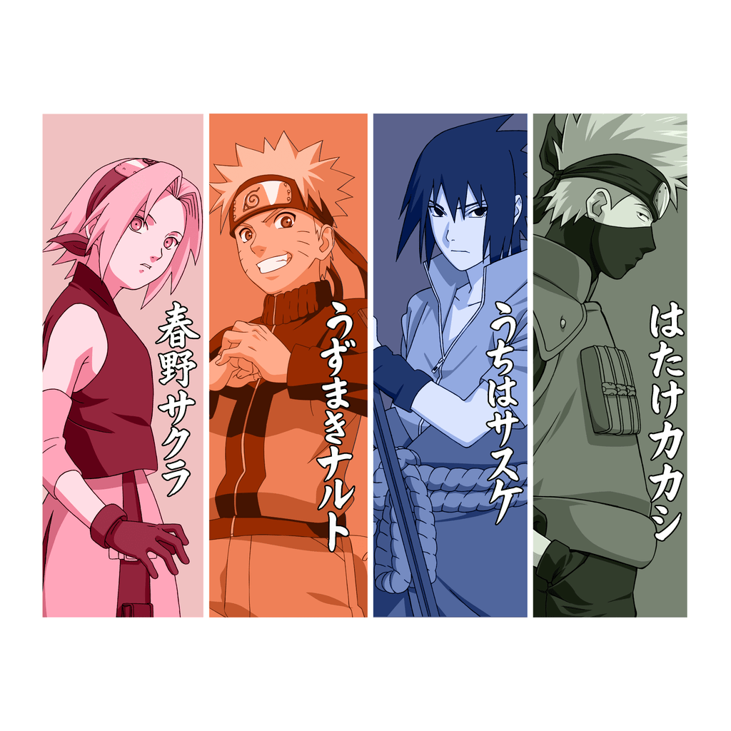 NARUTO SHIPPUDEN Team 7  T-shirt