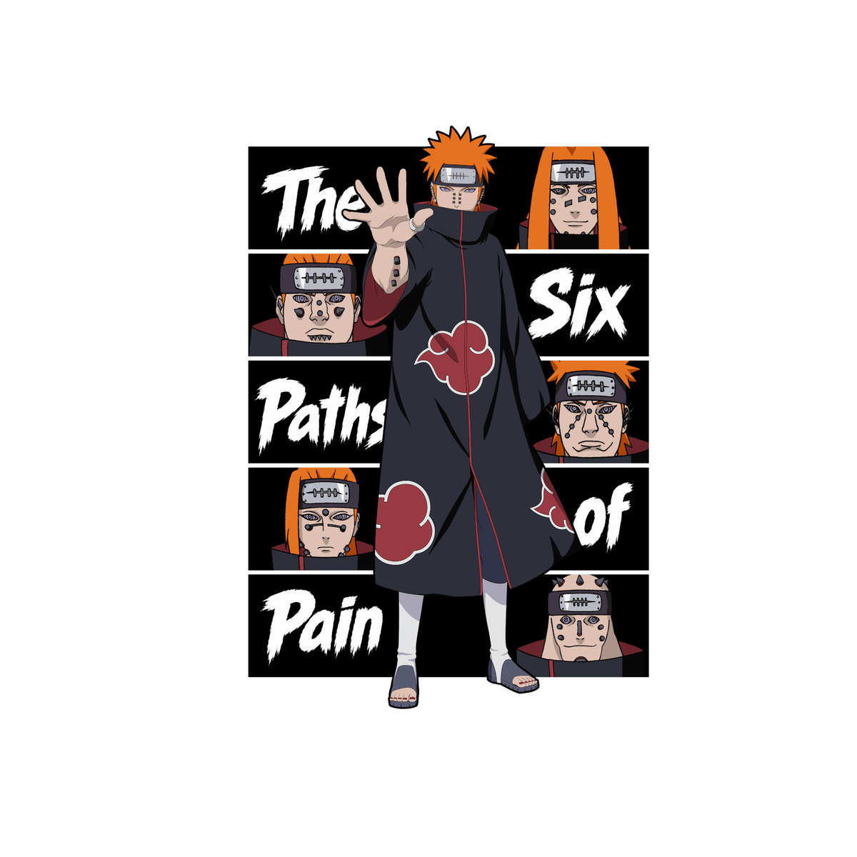 NARUTO SHIPPUDEN Pain T-shirt